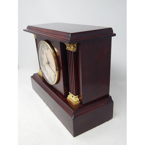 249 - 19th Century American Mantel Clock: 32cm High