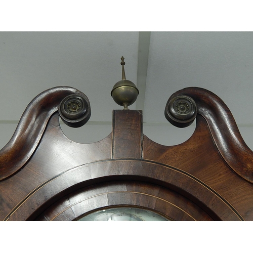 250 - 18th Century 8 Day Longcase Clock c.1780 with Date Dial & Further Subsidiary Dial in Mahogany Case, ... 