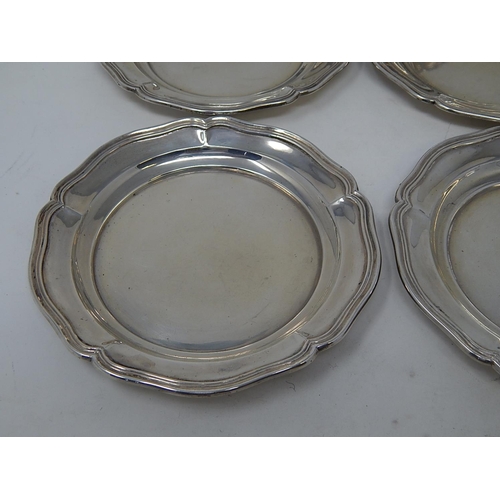 204 - German Hallmarked Silver Bon Bon Dishes together with a set of 6 Coasters. All Hallmarked with the C... 