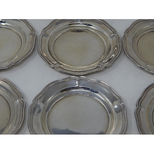 204 - German Hallmarked Silver Bon Bon Dishes together with a set of 6 Coasters. All Hallmarked with the C... 