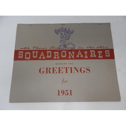 800 - Signed Squadronaires Calendar 1951