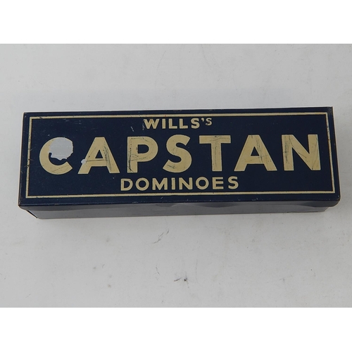 816 - Full Set of Wills's Capstan Dominoes together with a set of Guinness buttons & a piece of WW Trench ... 