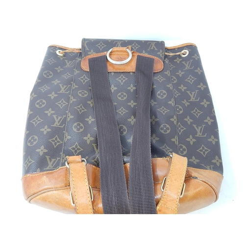 841 - Large Louis Vuitton Back Pack Bag