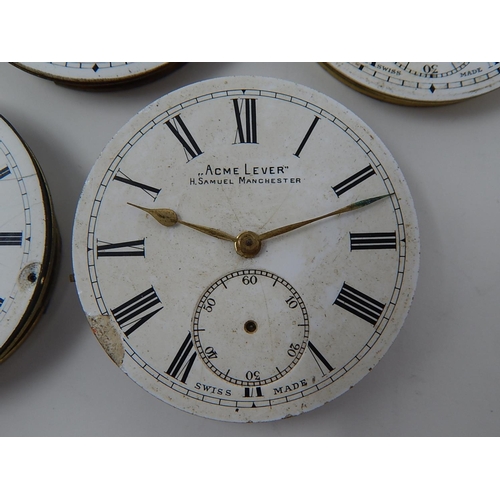 239 - Group of Five Various Pocket Watch Movements.