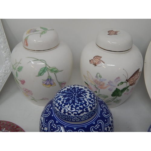 484 - Quantity of Oriental Ginger Jars & Other ceramics.