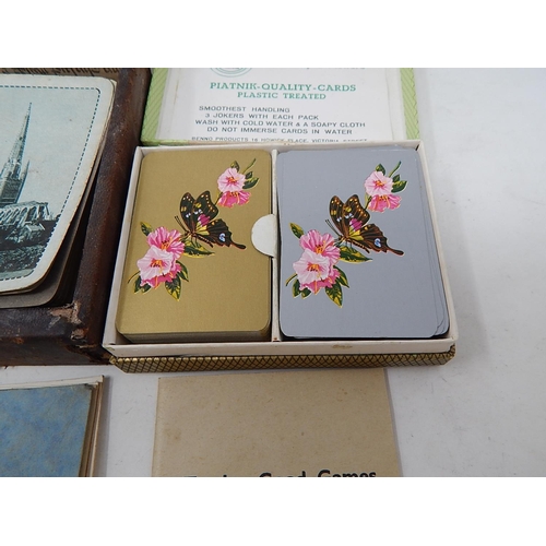 831 - Two Double card Sets, Early 20th Century in Their Original Boxes