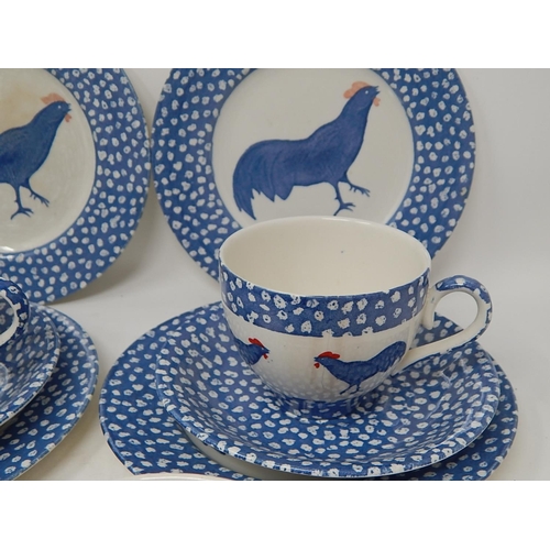 481 - Burleigh Ware Tea Wares: 6 Place Setting