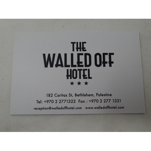 500 - BANKSY: The Walled Off Hotel: Boxed Set. Purchased direct from Palestine, complete with original rec... 