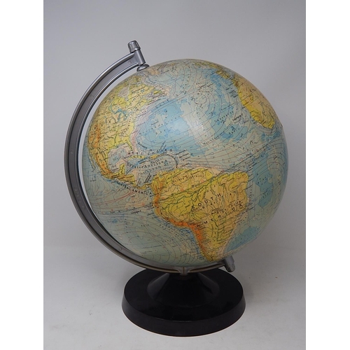 863 - Rath Physical Globe: Germany.