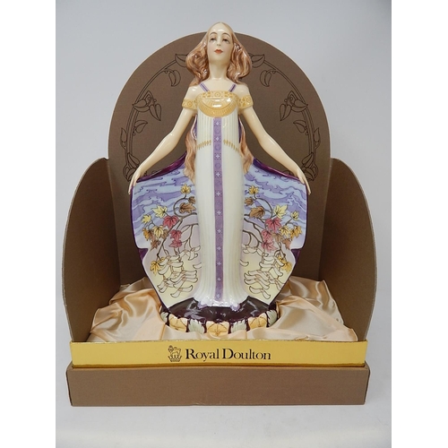 301 - Royal Doulton: Les Saisons Automne, Ltd Edn 209/300. HN3068, Artist: Robert Jefferson, 11.5