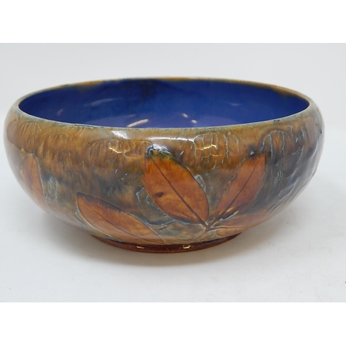 312 - Doulton Leaf pattern Fruit Bowl Together with Another.