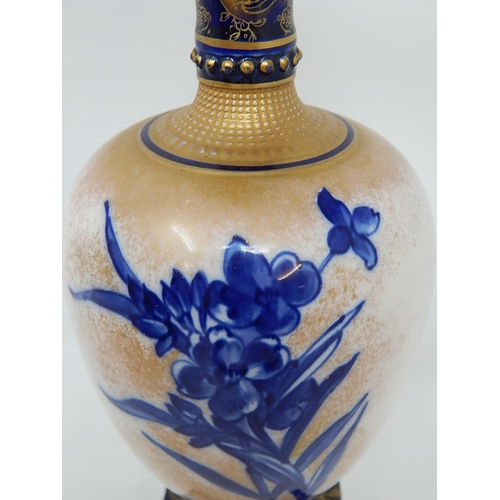 313 - Royal Doulton Vase together with a Large Royal Doulton Pot A/F