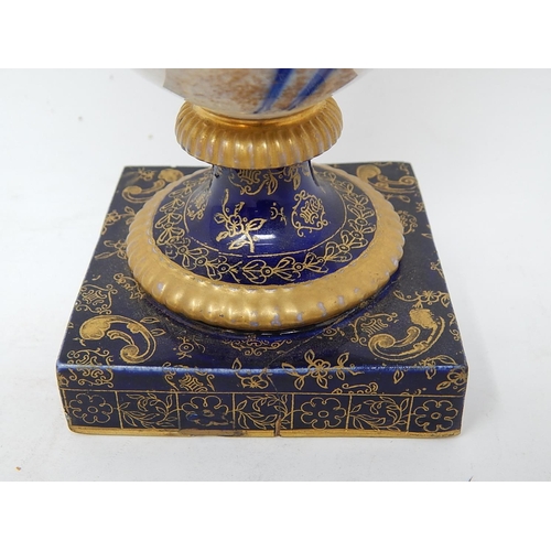 313 - Royal Doulton Vase together with a Large Royal Doulton Pot A/F