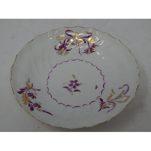 315 - Worcester: Early c.1775 Cup & Saucer