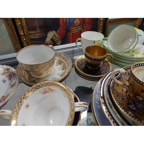 332 - Large Quantity of Cups, Saucers & Plates to Include, Spode, Worcester, Coalport, Wedgwood etc togeth... 