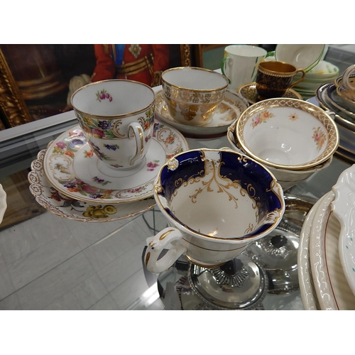 332 - Large Quantity of Cups, Saucers & Plates to Include, Spode, Worcester, Coalport, Wedgwood etc togeth... 