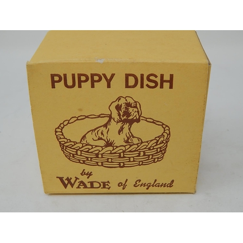 344 - Poole Rabbit together with a Wade Puppy Dish in Original Box.