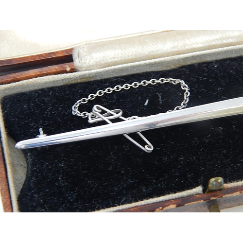 81 - Silver Kilt Pin Formed as a Sword. Length 9cm