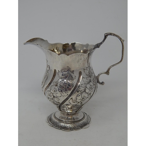 15 - George III Silver Cream Jug, Hallmarked London 1767. Height 9cm: Weight 71g