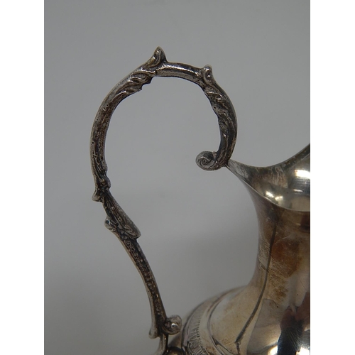 17 - Hallmarked 800 Standard Silver Jug: Height 18cm