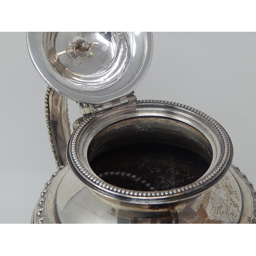 26 - Victorian Silver Coffee Pot: Hallmarked London 1853 by Henry Holland: Height 27cm: Weight 29.58oz (9... 