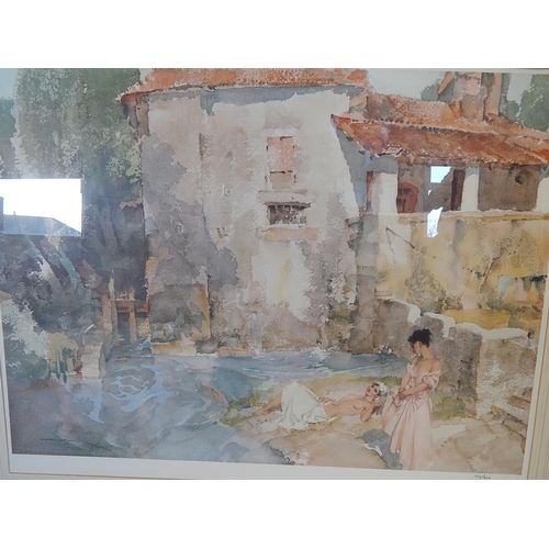 206 - William Russell Flint: (1880-1969) Limited Edition Print 779/850 with Gallery Blind Stamp. Framed & ... 