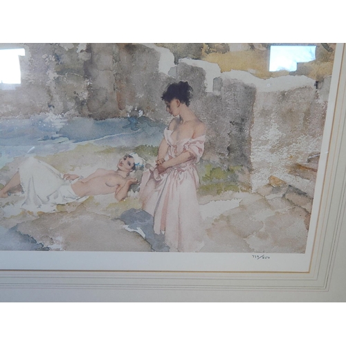 206 - William Russell Flint: (1880-1969) Limited Edition Print 779/850 with Gallery Blind Stamp. Framed & ... 