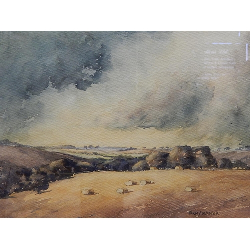 233 - BEN HEYMER: Watercolour 54cm x 46 cm