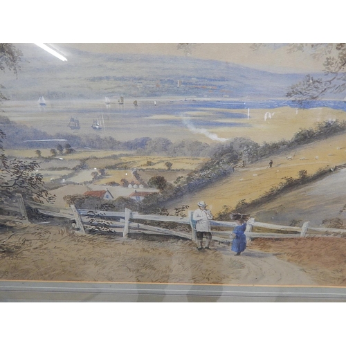 237 - F.WALTERS: Victorian Watercolour: Signed & dated 1879: 88cm x 68cm