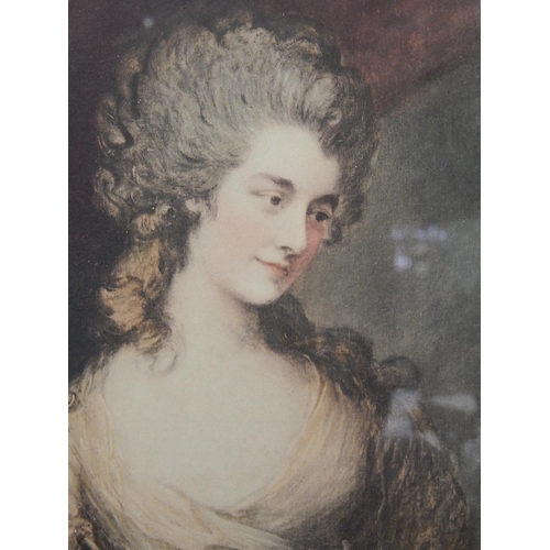 238 - Georgina: Duchess of Devonshire 1757-1806: After the picture by Gainsborough: 78cm x 50cm