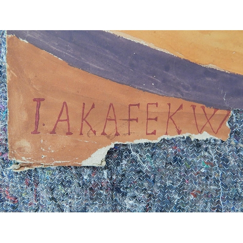 244 - THE ERNEST KNIGHT COLLECTION: PAINTINGS FROM NORTHERN RHODESIA: I AKAFEKWA: 1954