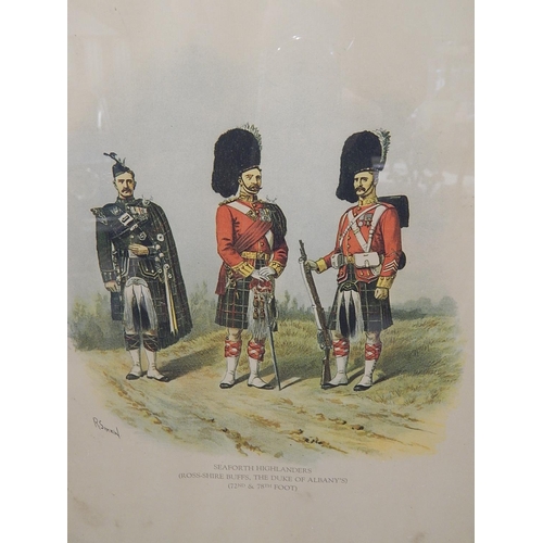 259 - 3 x Military Prints: Largest 42cm x 32cm. All framed & glazed