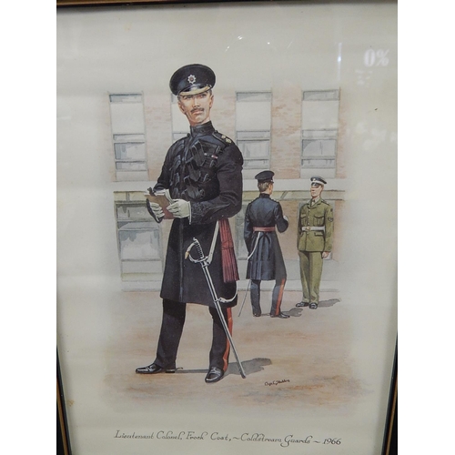 259 - 3 x Military Prints: Largest 42cm x 32cm. All framed & glazed