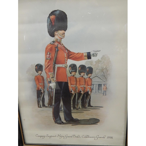 259 - 3 x Military Prints: Largest 42cm x 32cm. All framed & glazed