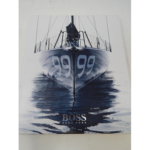 325 - Hugo Boss GBR99 Signed by Alex Thomson together with four other books including a signed copy of Glo... 