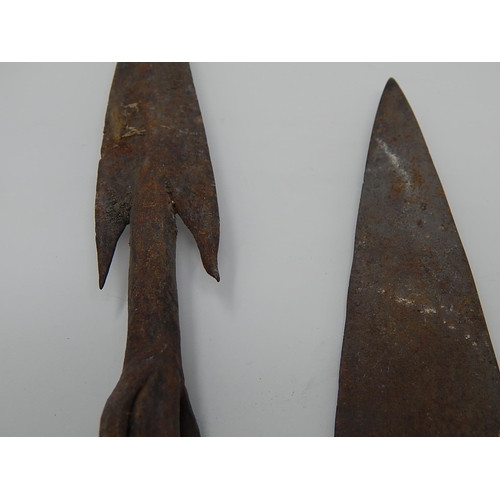 329 - Two Antique Tribal Spear Heads