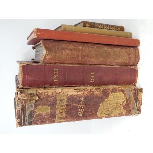 332 - A Collection of 19th Century & Later Books to include: PUNCH 1853/4: PUNCH 1909: THE INGOLDSHY LEGEN... 