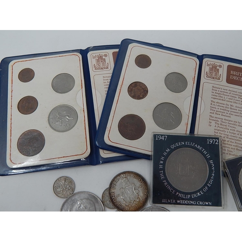 639 - Collection of Crowns & coins