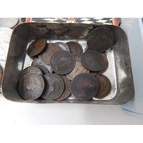 641 - Large Quantity of Pre-Decimal Coinage contained within 3 Tins.