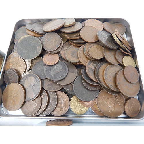 641 - Large Quantity of Pre-Decimal Coinage contained within 3 Tins.