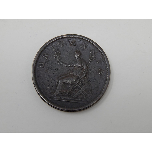 643 - George III  Penny Dated 1807 together with a Roman Coin.