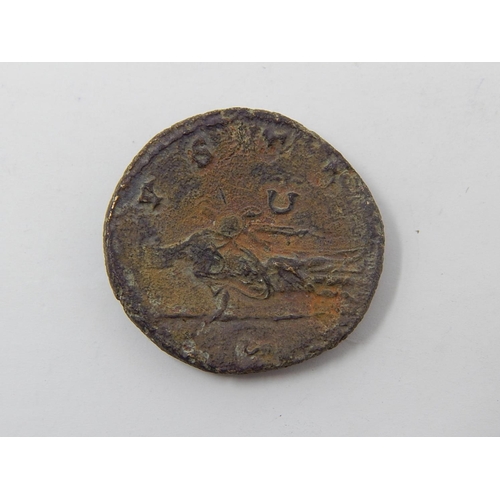 643 - George III  Penny Dated 1807 together with a Roman Coin.