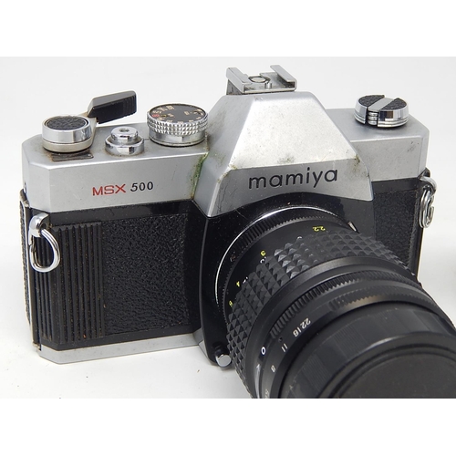 360 - 2 x Camera's: Mamiya MSX 500 & Braun Paxette