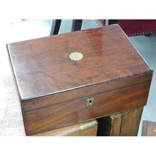 361 - 8 x 19th/20th century wooden boxes including writing slopes, inlaid boxes etc