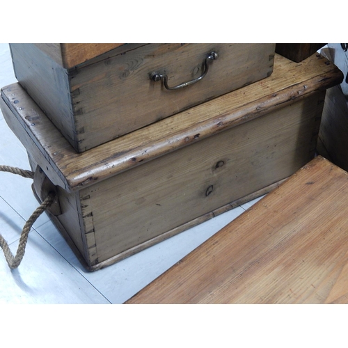 361 - 8 x 19th/20th century wooden boxes including writing slopes, inlaid boxes etc