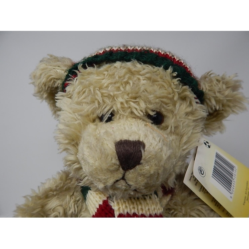 364 - Special Collectors Edition Teddy Bear in a toboggan 40 com high x 34cm wide