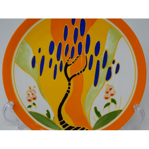 398 - Clarice Cliff Plate by Wedgwood: 