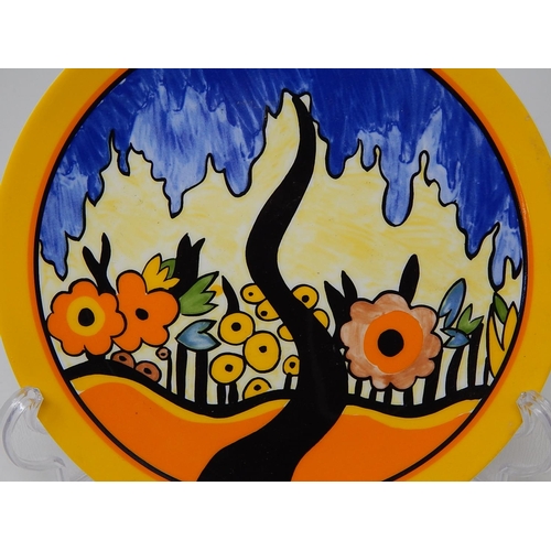 399 - Clarice Cliff Plate by Wedgwood: 