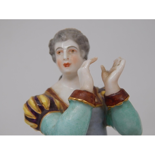 400 - Pair of Meissen Figures: 20cm High: A/F