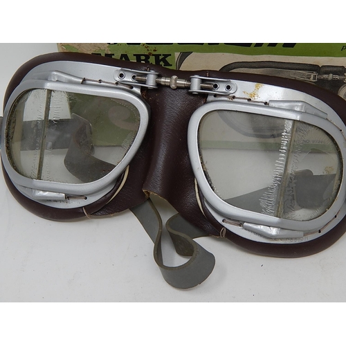 401 - Pair of Vintage Stadium Mk 9 Motor Cycle Goggles